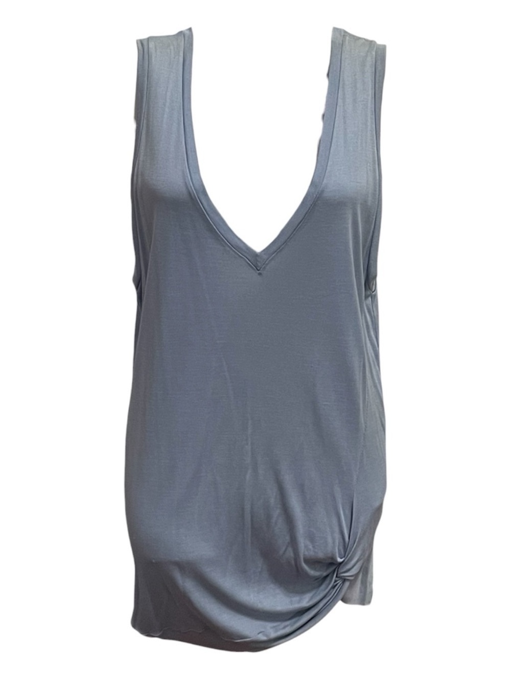 GUCCI Sleeveless V-Neck Women's Tank Top Blue size L *PLEASE READ*